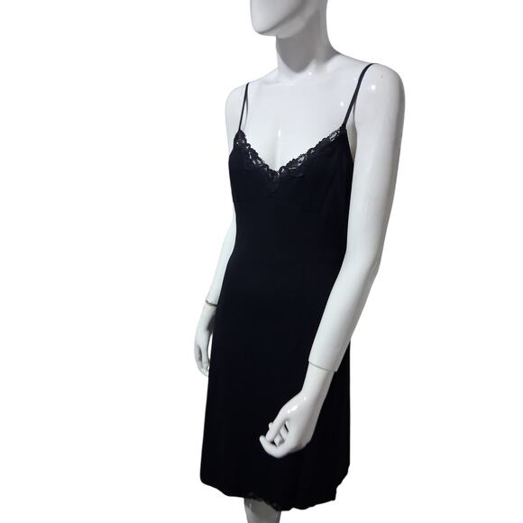 Express Babydoll Whimsigoth Women's Size 6 Lace Witchy Fairygoth Dark Slip Dress - Picture 6 of 11